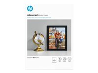 HP Advanced Glossy Photo Paper - Blank - A4 (210 x 297 mm) - 250 g/m² - 25 ark fotopapper - för ENVY Inspire 7920; Officejet 80XX; Photosmart B110, Wireless B110; Smart Tank Plus 55X Q5456A