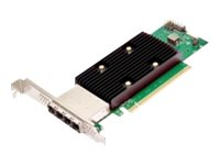 Broadcom HBA 9600W-16e - Kontrollerkort - 16 Kanal - SATA 6Gb/s / SAS 24Gb/s / PCIe 4.0 (NVMe) - PCIe 4.0 x16 05-50108-00