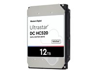 WD Ultrastar DC HC520 HUH721212ALE600 - Hårddisk - 12 TB - inbyggd - 3.5" - SATA 6Gb/s - 7200 rpm - buffert: 256 MB 0F30144