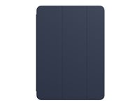Apple Smart - Vikbart fodral för surfplatta - polyuretan - mörkblå - 11" - för 11-inch iPad Pro (1:a generation, 2a generation, 3:e generationen) MJMC3ZM/A