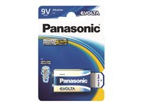 Panasonic Evolta - Batteri 9V / 6LR61 - alkaliskt 00246899