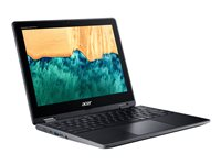 Acer Chromebook Spin 512 R852TN - Flipputformning - Intel Celeron N4120 / 1.1 GHz - Chrome OS - UHD Graphics 600 - 4 GB RAM - 64 GB eMMC - 12" IPS pekskärm 1366 x 912 (HD+) - Wi-Fi 5 - svart - kbd: Nordisk NX.AU9ED.002