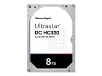WD Ultrastar DC HC320 HUS728T8TL5204 - Hårddisk - 8 TB - inbyggd - 3.5" - SAS 12Gb/s - 7200 rpm - buffert: 256 MB 0B36400
