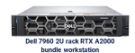 Dell Precision 7960 Rack, Windows 11 Pro, Intel Xeon Gold 6434 3,7 GHz, M.2 NVME 1 TB SSD, 64 GB RAM, TPM 2.0, iDRAC9 Enterprise, NVIDIA RTX A2000, 12 GB GDDR6, 4 mDP to DP adapters, NIC´s 4x10Gb and 2x1Gb, PSU 1100W, Dell Precision Optimizer incl. ProSupport Next Business Day Onsite Service after remote diagnosis with HW-SW Support 36 Month(s).