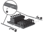 HP 1 x Rack kit - för Workstation Z2 Mini G1i